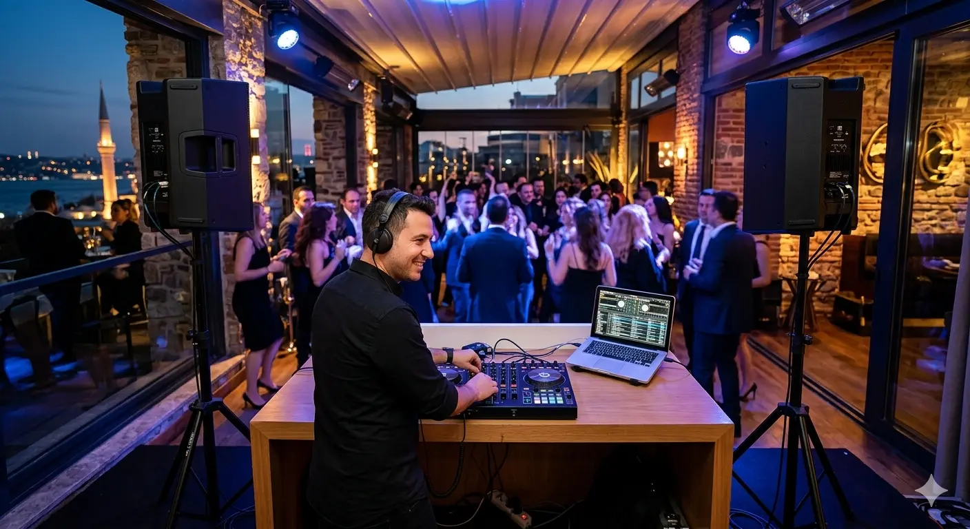 dj ses sistemi kiralama istanbul / butik etkinlik ses sistemi / aktif hoparlör kiralama